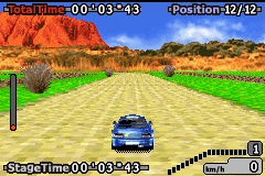 Advance Rally screenshot 3 for GameBoy Advance